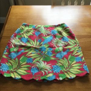 Lily Pulitzer scalloped Skirt